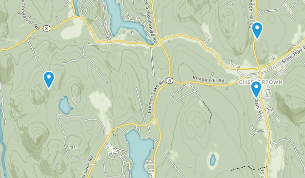Chestertown, New York Map