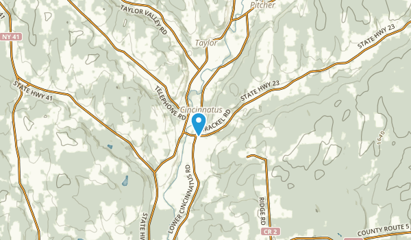Cincinnatus, New York Map