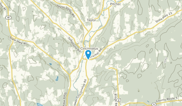 Cincinnatus, New York Map