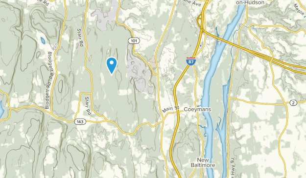 Coeymans, New York Map
