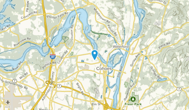 Cohoes, New York Map