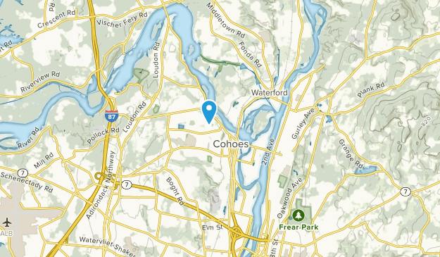 Cohoes, New York Map