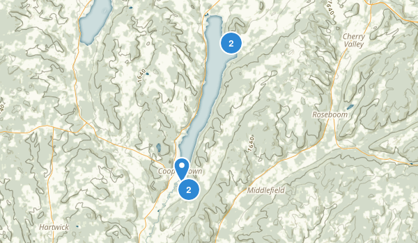 Cooperstown, New York Map