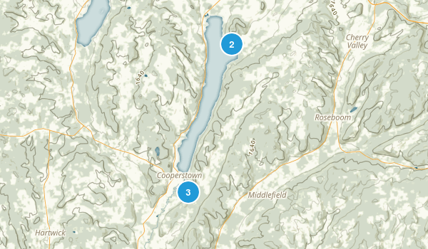 Cooperstown, New York Map