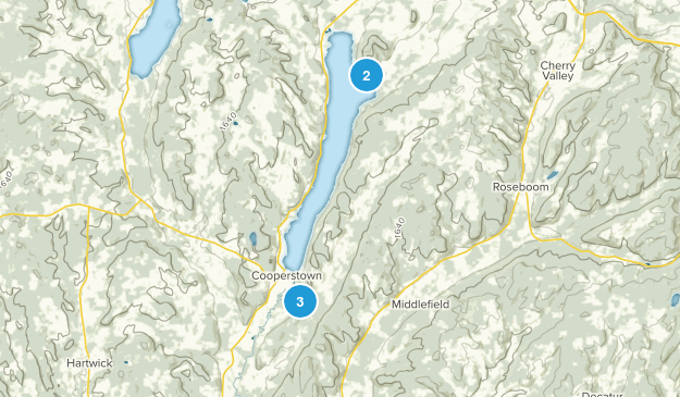 Cooperstown, New York Map