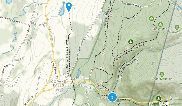 Copake Falls, New York Map