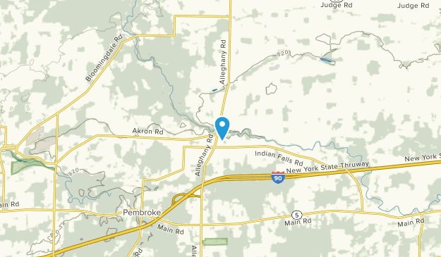 Corfu, New York Map