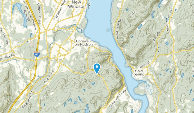 Cornwall-on-Hudson, New York Map
