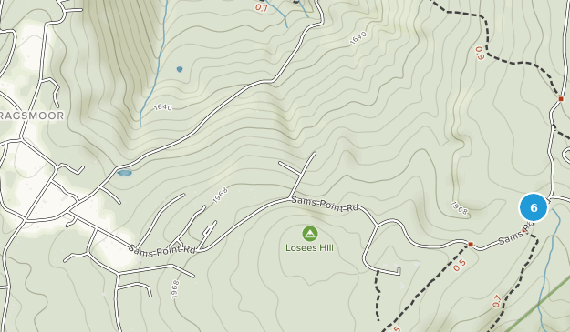 Cragsmoor, État de New York Map