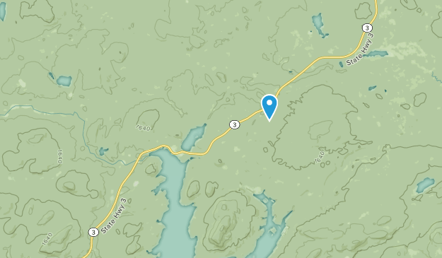 Cranberry Lake, État de New York Map