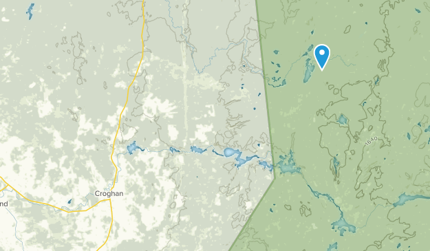 Croghan, État de New York Map
