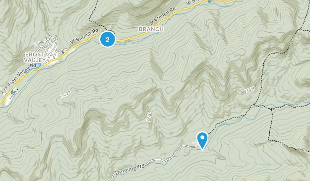 Denning, New York Map