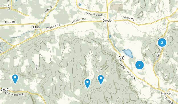 Dryden, New York Map
