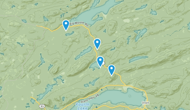 Eagle Bay, New York Map
