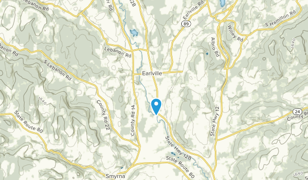 Earlville, État de New York Map