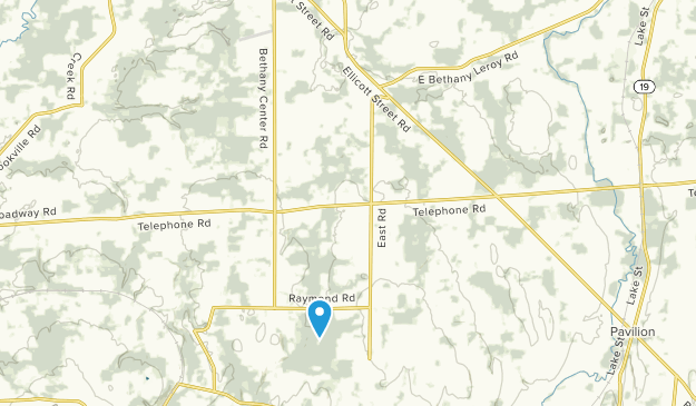 East Bethany, New York Map