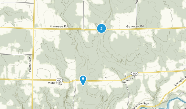 East Concord, New York Map