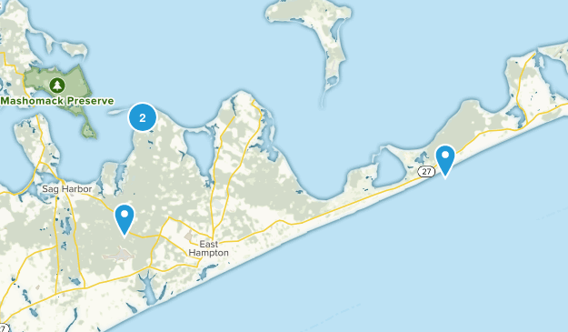 East Hampton, New York Map