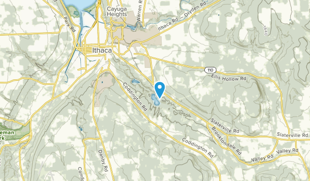 East Ithaca, New York Map