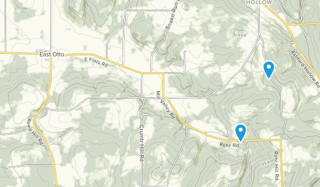 East Otto, État de New York Map