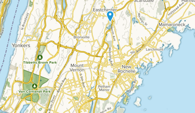 Eastchester, New York Map
