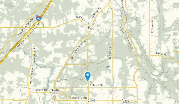 Eden, New York Map