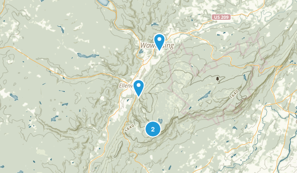 Ellenville, New York Map