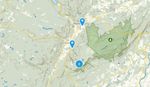 Ellenville, New York Map