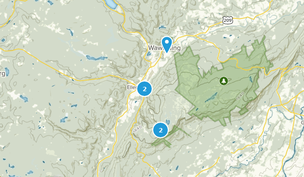 Ellenville, New York Map