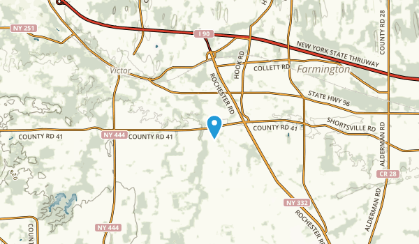 Farmington, New York Map