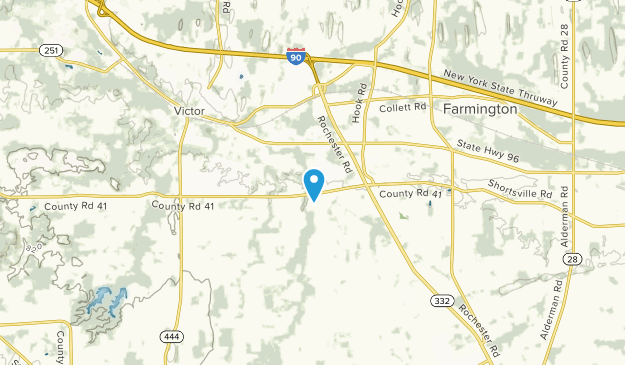 Farmington, New York Map