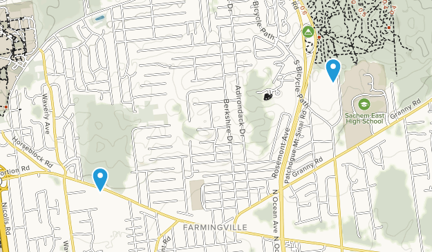 Farmingville, New York Map