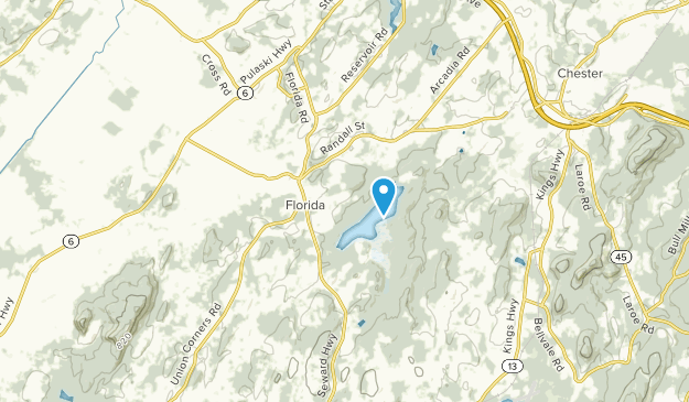 Florida, État de New York Map