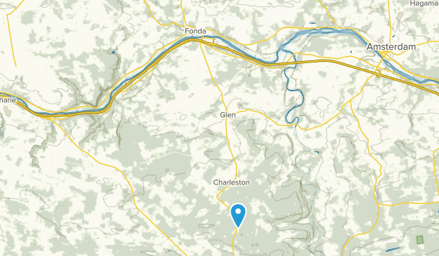 Fultonville, État de New York Map