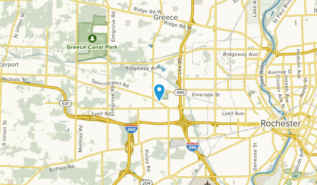 Gates, New York Map