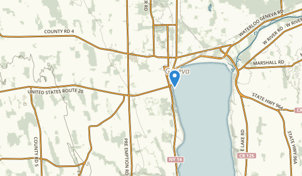 Geneva, New York Map