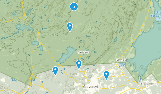 Gloversville, New York Map