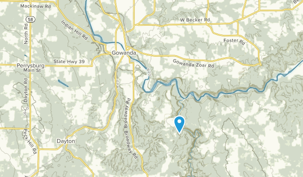 Gowanda, État de New York Map
