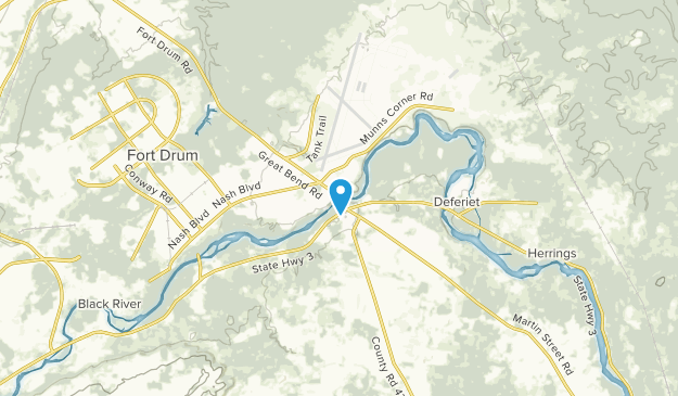 Great Bend, New York Map