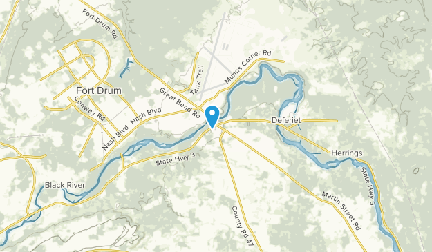 Great Bend, New York Map