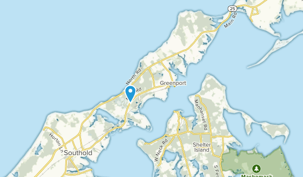 Greenport, État de New York Map