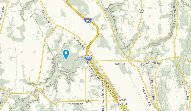 Groveland, État de New York Map