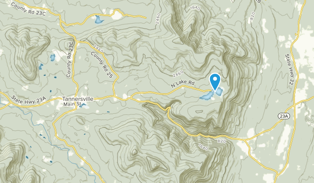 Haines Falls, New York Map