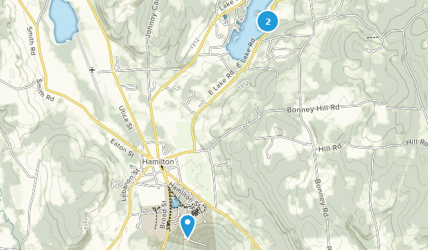 Hamilton, New York Map