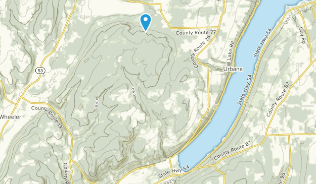Hammondsport, État de New York Map