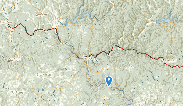 Hancock, New York Map
