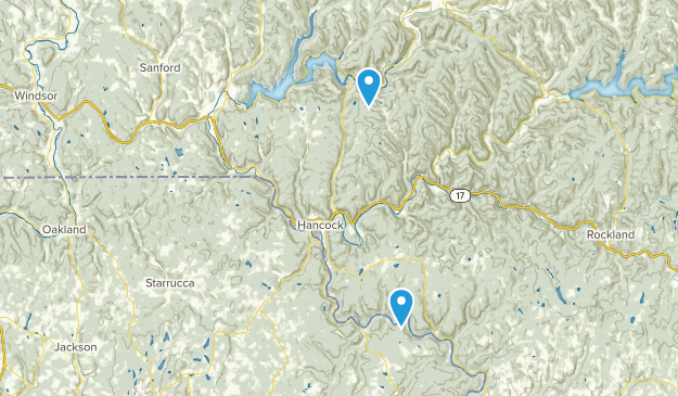 Hancock, New York Map