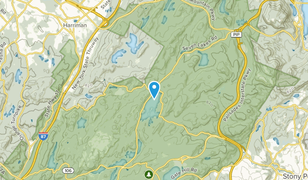 Harriman, New York Map