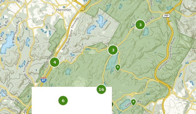 Harriman, New York Map