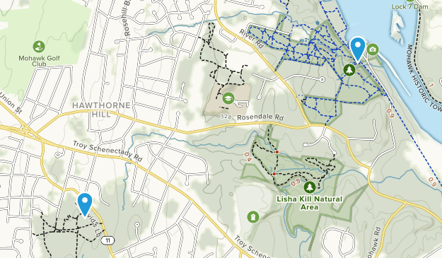 Hawthorne Hill, New York Map